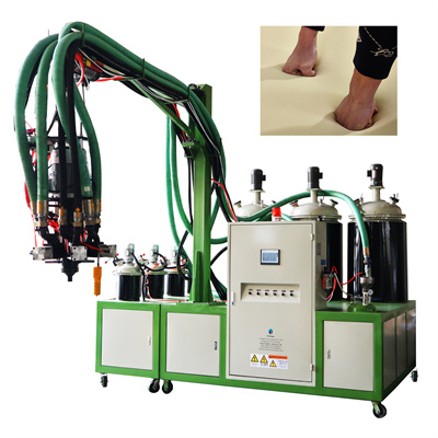 Máquina automática de fabricación de espuma para suelas de zapatos de baja presión para protección del medio ambiente