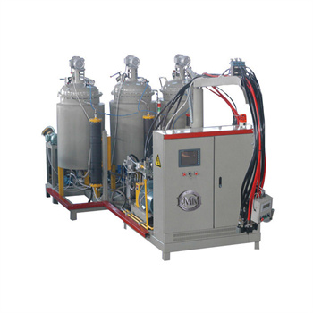 Máquina de espuma de PU de alta presión con cabeza tipo L que produce la máquina de espuma de corteza de espuma semirrígida